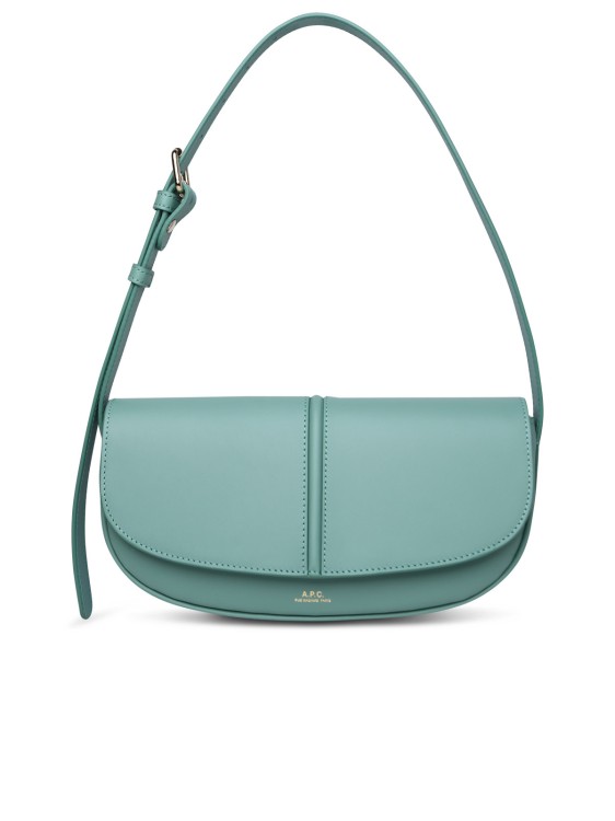 Shop Apc Betty Bag In Green Leather