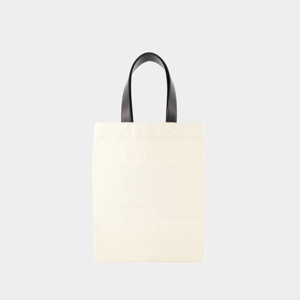 Jil Sander Man Shoulder Bag Ivory Size - Textile Fibers, Soft Leather In Red