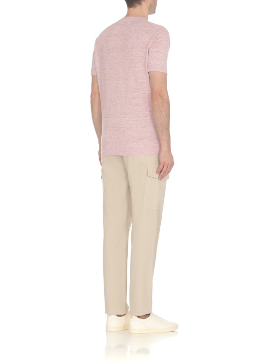 Shop Brunello Cucinelli Pink Cotton Sweater In Neutrals