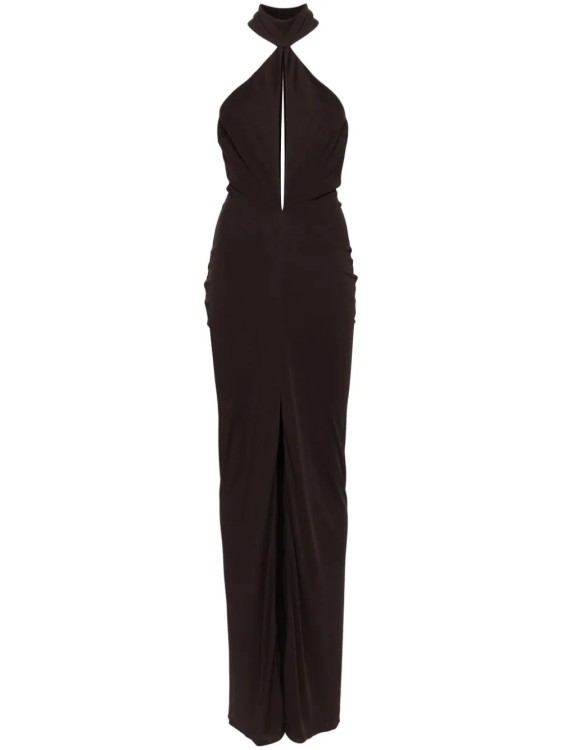 TOM FORD SABLE BROWN MAXI DRESS