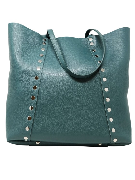Zanellato 068080-0050000-z0470 Verde Acca Moretta Daily M Leather Handbag In Green