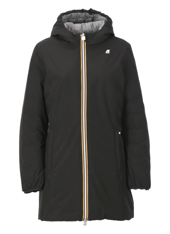 K-way Denise Eco Stretch Thermo Double Jacket In Black