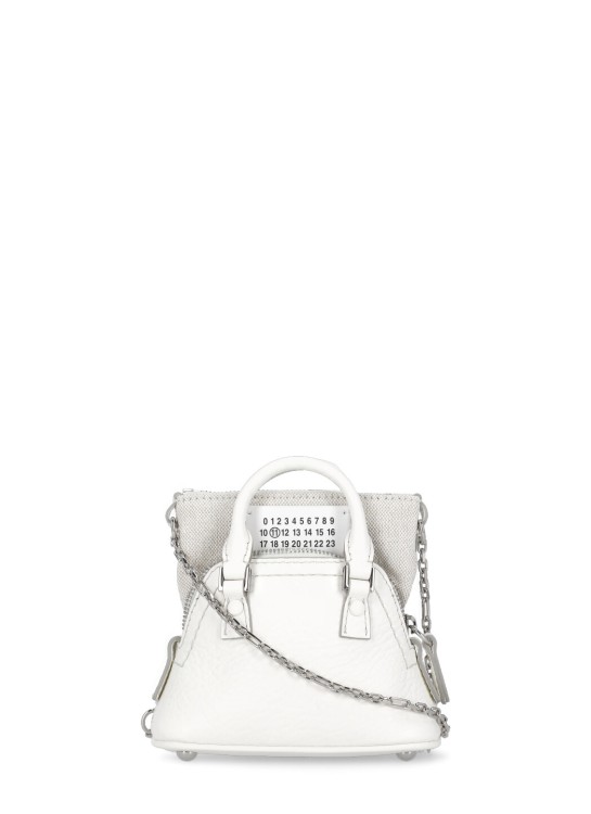 Shop Maison Margiela 5ac Shoulder Bag In White