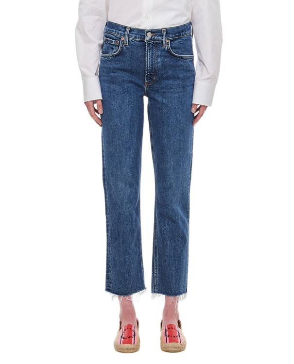 Agolde Kye Soft Stretch Jeans In White
