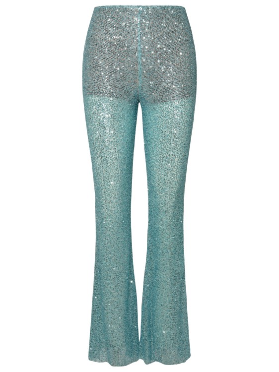 Marc Jacobs (the) Aquamarine Polyamide Pants In Blue