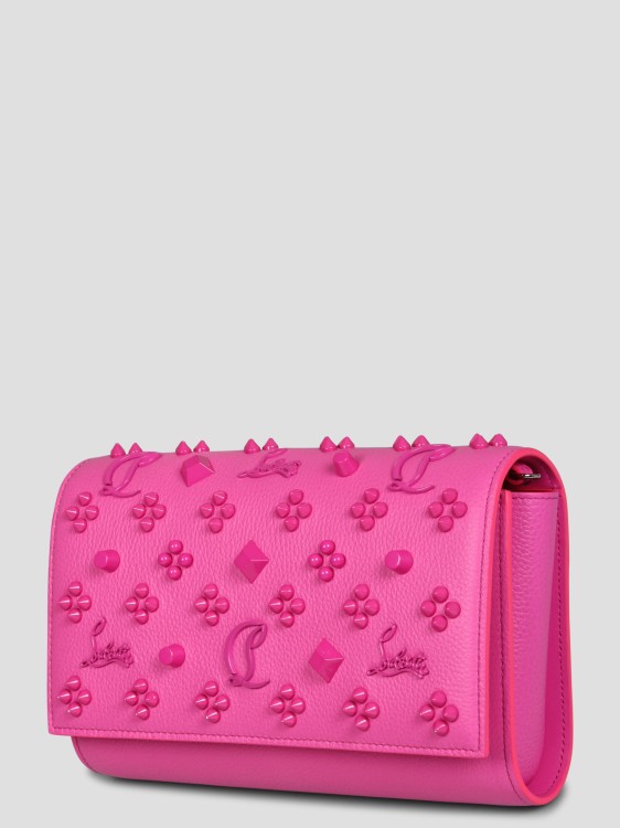 Shop Christian Louboutin Paloma Clutch In Pink