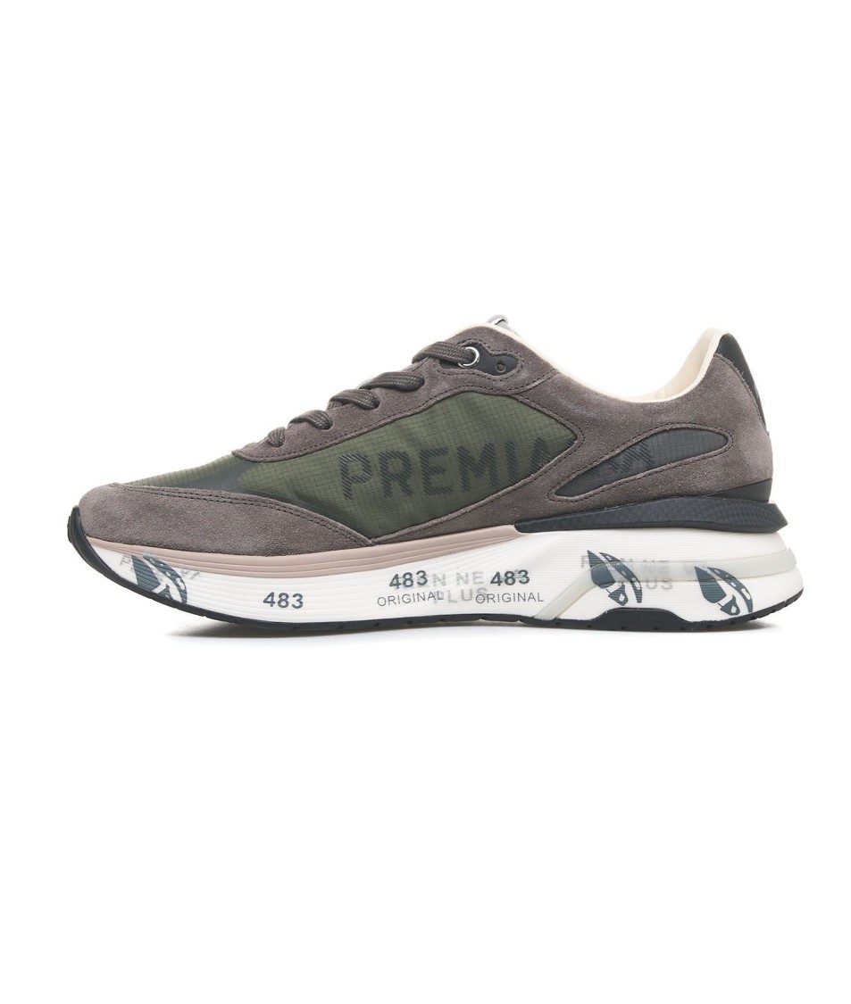 Shop Premiata Moerun Sneakers In Grey