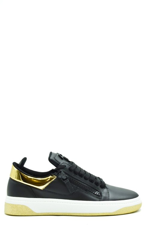 Giuseppe Zanotti Casual Leather Sneakers In Black