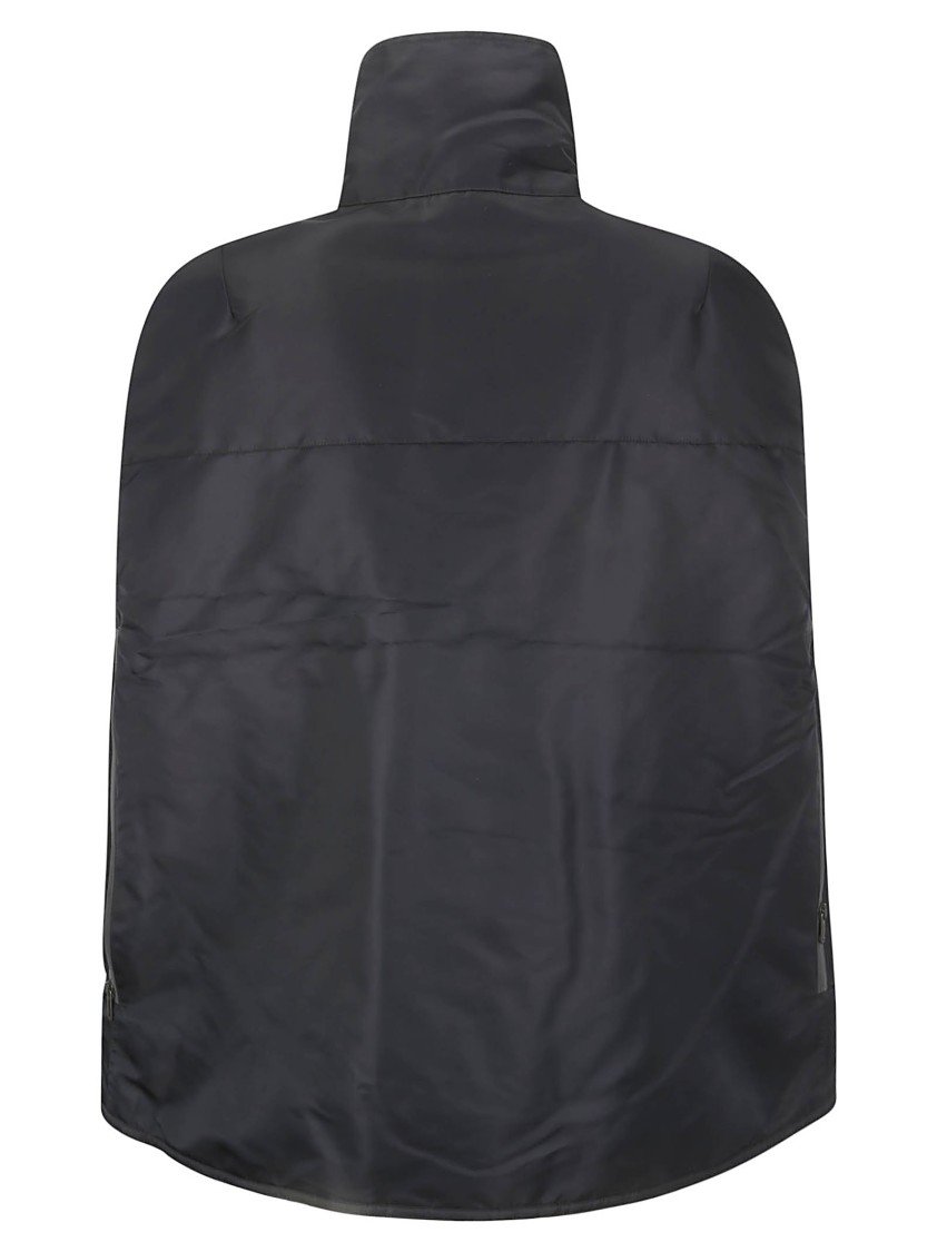 Coperni Logo-patch Bomber Cape In Black