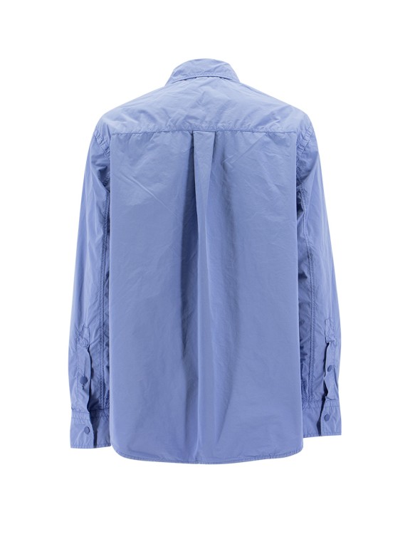 Shop Aspesi Soft And Lightweight Nylon Shirt Jacket In Blue