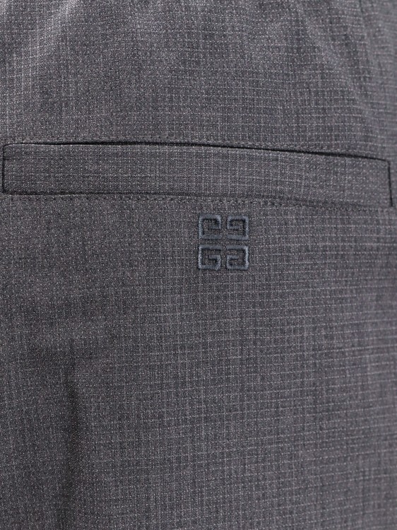 Shop Givenchy Virgin Wool Trouser In Grey