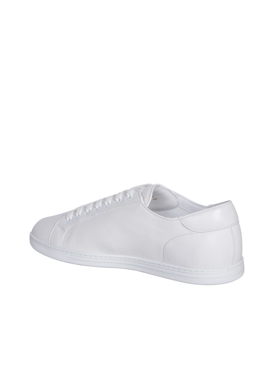Shop Dolce & Gabbana White Lace-up Sneakers