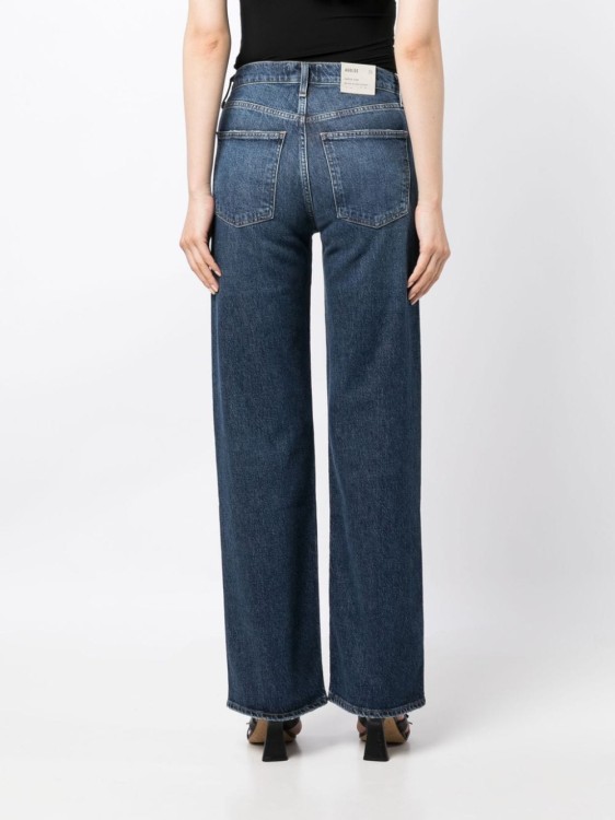 Shop Agolde Harper Straight-leg Jeans In Blue