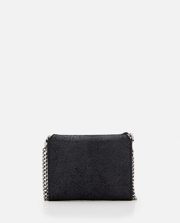 Shop Stella Mccartney Wallet With Chain Straps In Black