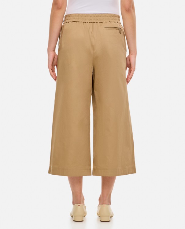Shop Loewe Wrapped Cropped Trousers In Neutrals