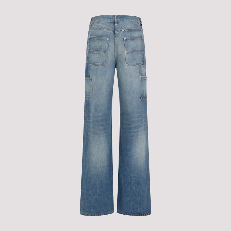 Givenchy Deep Blue Cotton Jeans In Blue