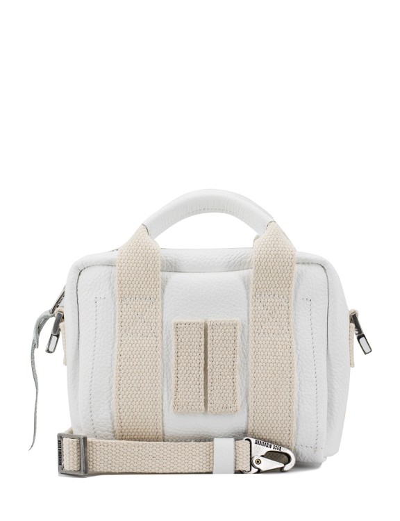 Shop Manikomio Dsgn Tactical Duffle Bag In White