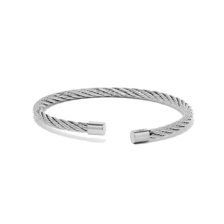 Roderer Aurelio Bracelet - Stainless Steel Cable Silver