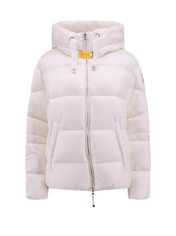 Shop Parajumpers Hooded Padded Jacket In White
