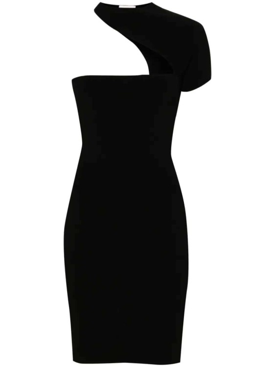 Isabel Marant Orka Asymmetric Minidress In Black