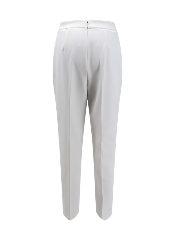 Shop Pinko Stretch Crêpe Tech Fabric Trouser In White