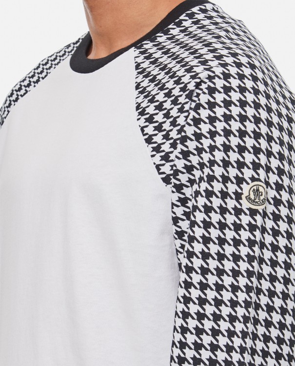 Shop Moncler Genius Printed Long Sleeve T-shirt Moncler X Frgmt In White