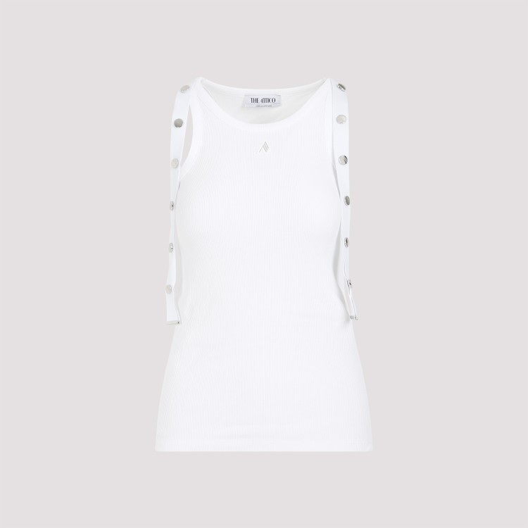 Shop Attico The  White Tank Top