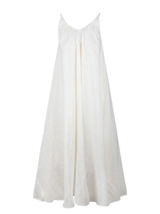 The Rose Ibiza Silk Long Dress In White