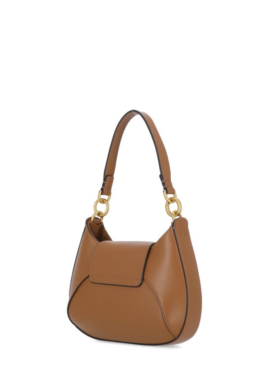 Shop Hogan H-bag Shoulder Bag In Brown