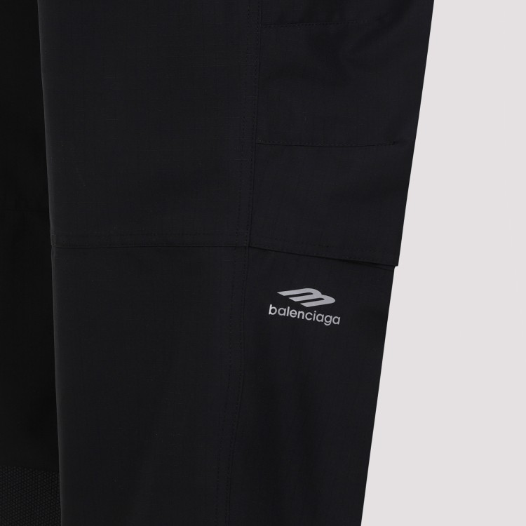 Shop Balenciaga Ski Black Cargo Pants