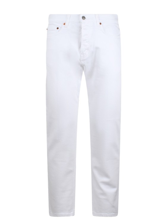 Haikure Tokyo Slim Bull Denim Jeans In White