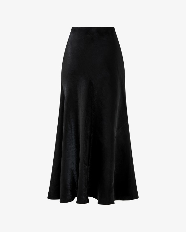 Shop Serena Bute Bias Maxi Skirt - Black