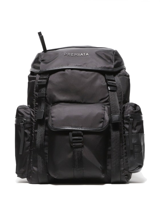 Premiata Backpack In Black Waterproof Technical Fabric