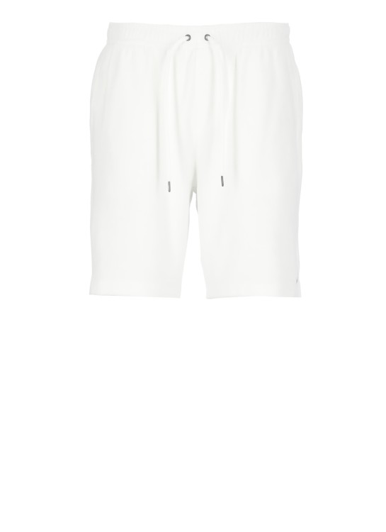 Polo Ralph Lauren Terry Cloth Bermuda Shorts In White