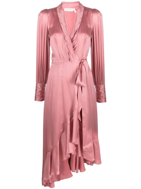 Zimmermann Blush Pink Silk Dress