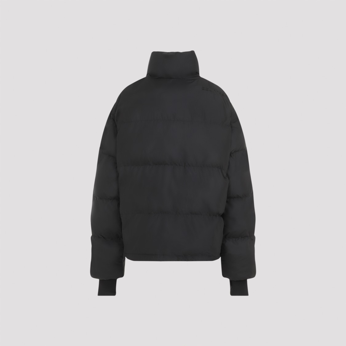 Courrèges Black Insulated Puffer Jacket In Black