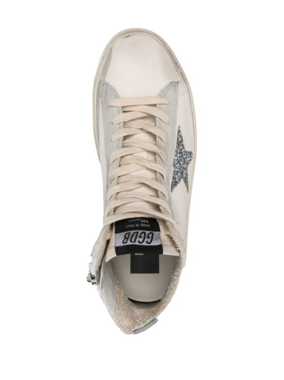 Shop Golden Goose White Francy Sneakers
