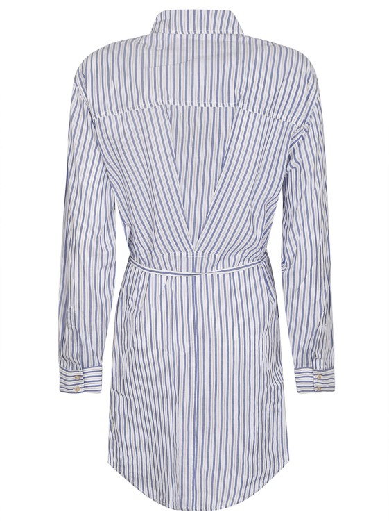 Shop Isabel Marant Étoile Blue/white Stripe Dress