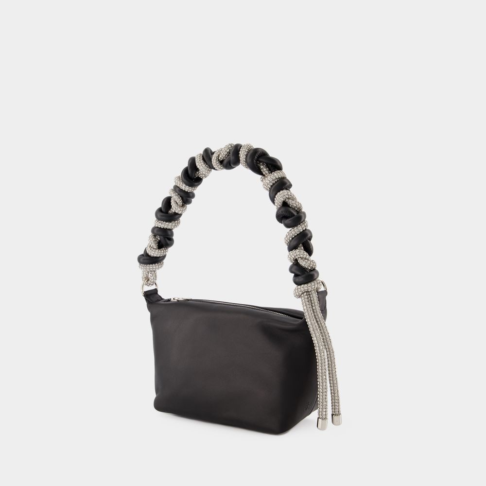 Kara Sac Hobo Phone Cord - - Cuir - Noir In Black