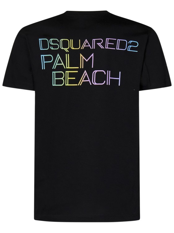 Shop Dsquared2 Logo-print Cotton T-shirt In Black