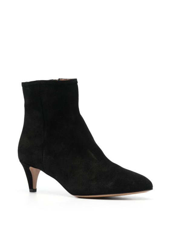 Shop Isabel Marant Suede Ankle Boots In Black