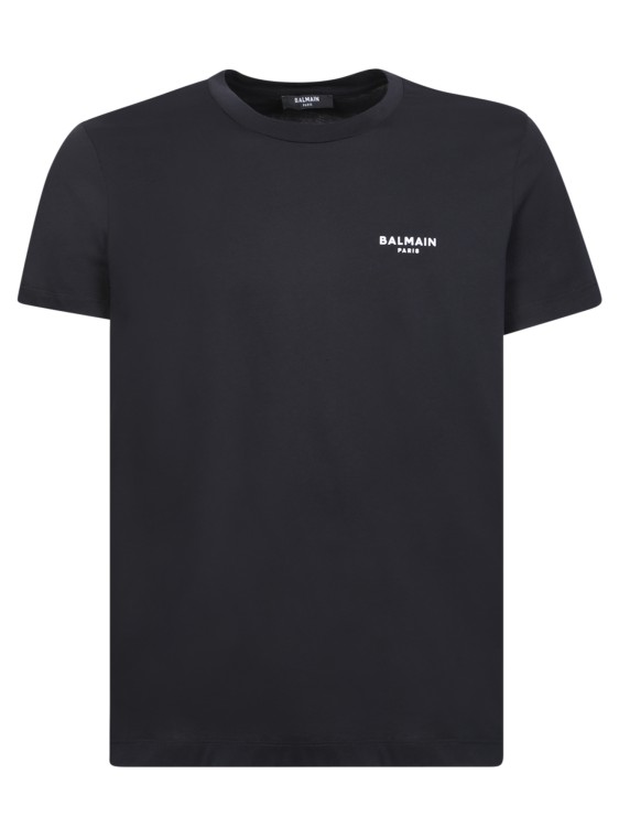 Shop Balmain Eco-friendly Cotton T-shirt In Black