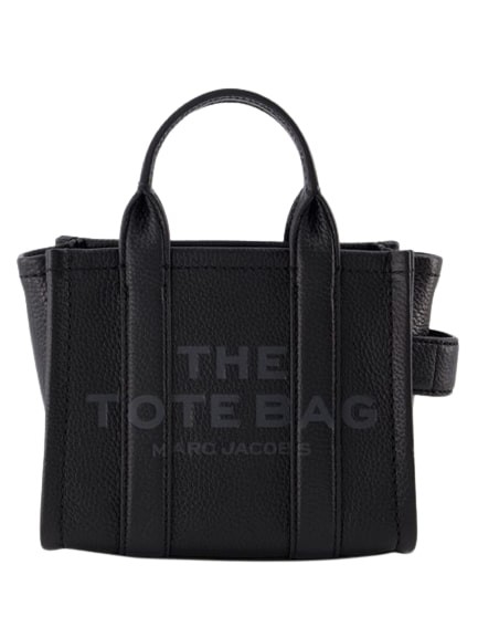 MARC JACOBS THE MICRO TOTE - LEATHER - BLACK,6c5f5738-a53b-9be7-6692-4b4431972b36