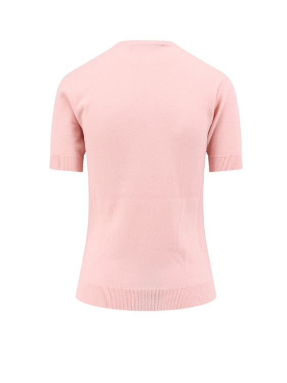 Shop Versace Virgin Wool And Cashmere Sweater With Medusa Detail In Pink