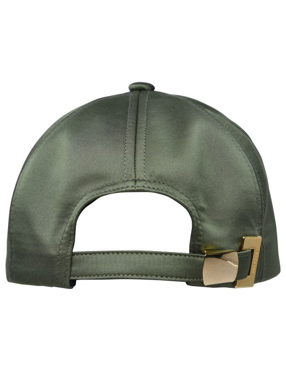 Shop Balmain Green Polyester Hat