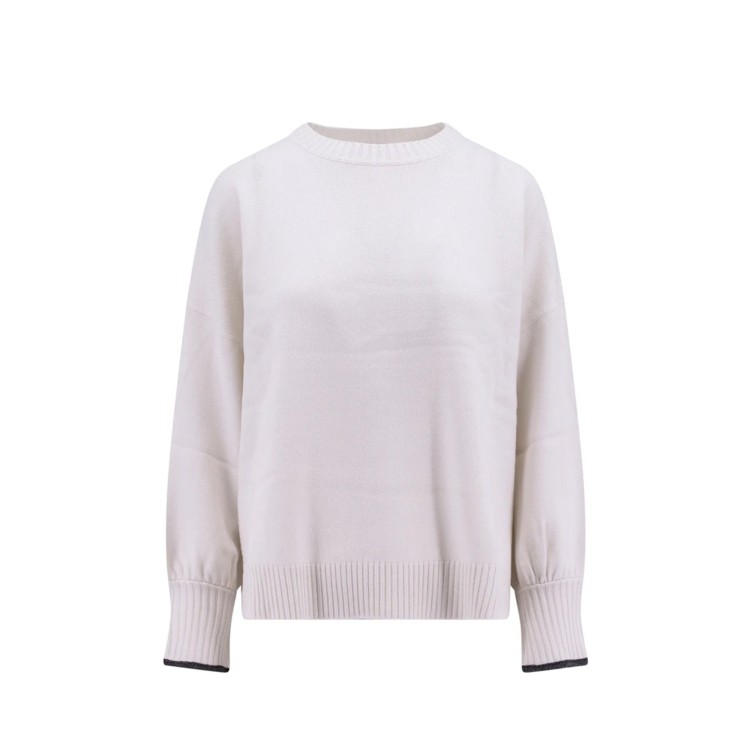Brunello Cucinelli Cashmere Sweater In White