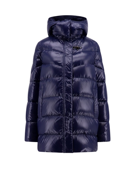FAY PADDED AND QUILTED JACKET WITH REMOVABLE HOOD
