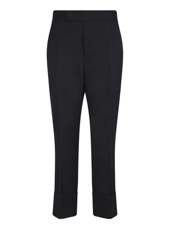 Shop Sapio Ankle-length Tuxedo Trousers In Black