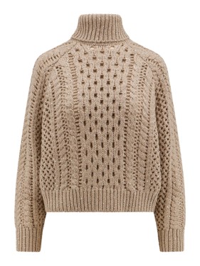 BRUNELLO CUCINELLI: cashmere sweater with Dazzling Irish Cables