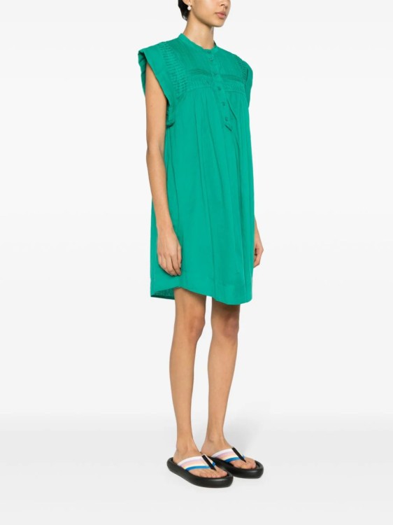 Shop Isabel Marant Étoile Green Leazali Mini Dress